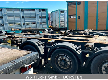 Επικαθήμενο μεταφοράς εμπορευματοκιβωτίων/ Κινητό αμάξωμα Krone 5 x Containerchassice 20, 30 , 40 ,ft BPW: φωτογραφία 2