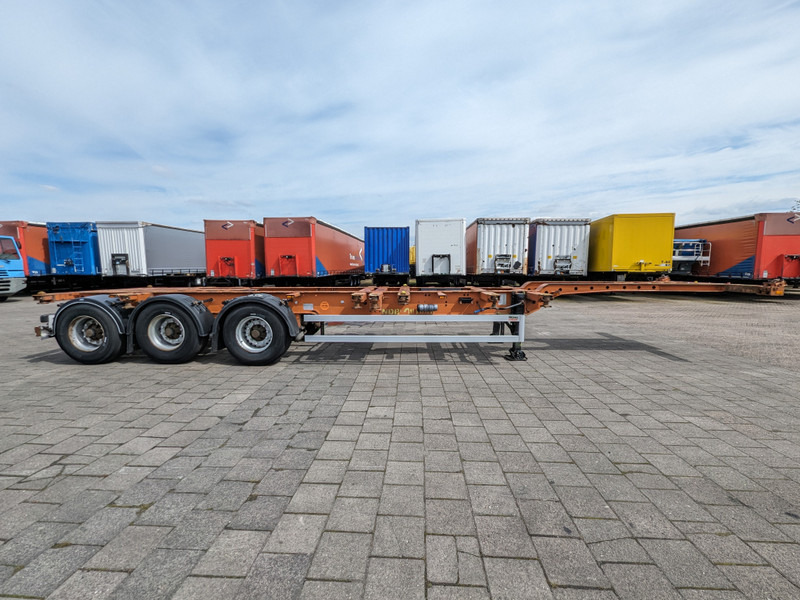 Επικαθήμενο μεταφοράς εμπορευματοκιβωτίων/ Κινητό αμάξωμα Krone SD 27 3-Assen BPW - LiftAxle - DiscBrakes - 5510kg - All Sorts off Containers - 07/2024APK (O1853): φωτογραφία 15
