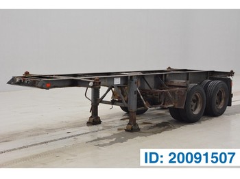 Επικαθήμενο μεταφοράς εμπορευματοκιβωτίων/ Κινητό αμάξωμα LAG 20 ft skelet: φωτογραφία 1