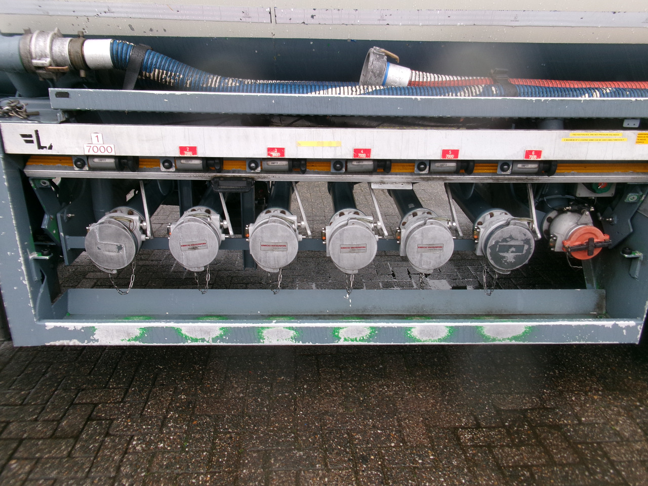 Επικαθήμενο βυτίο για τη μεταφορά καυσίμων L.A.G. Fuel tank alu 44.5 m3 / 6 comp + pump: φωτογραφία 10