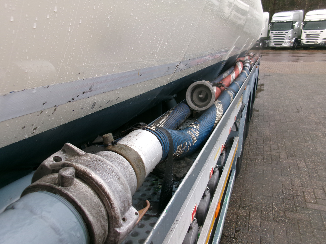 Επικαθήμενο βυτίο για τη μεταφορά καυσίμων L.A.G. Fuel tank alu 44.5 m3 / 6 comp + pump: φωτογραφία 14