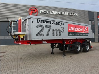 Επικαθήμενο ανατρεπόμενο Langendorf 2-axle 27m3 tiptrailer: φωτογραφία 1