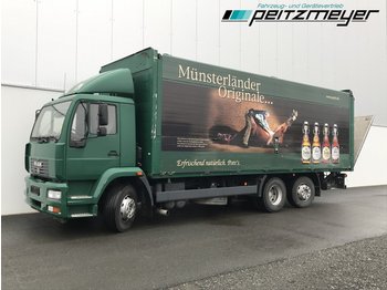 Φορτηγό για τη μεταφορά ποτών MAN L 2000 20.280 FLL Getränke Schwenkwand + LBW + 2 x AHK: φωτογραφία 1