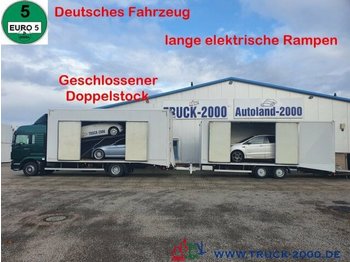 Φορτηγό αυτοκινητάμαξα MAN TGM 15.290 Doppelstock Geschlossen 3 Fahrzeuge: φωτογραφία 1