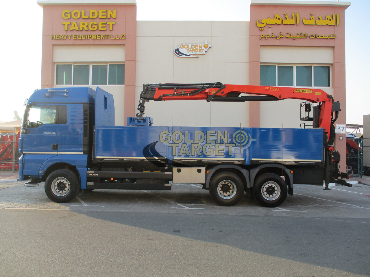 Φορτηγό με γερανό MAN TGS26.480 6x2 PALFINGER PK21001L Block Crane: φωτογραφία 6