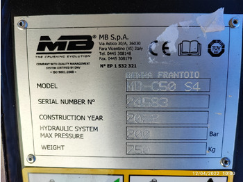 Κουβάς για Κατασκευή μηχανήματα MB CRUSHER C50: φωτογραφία 5