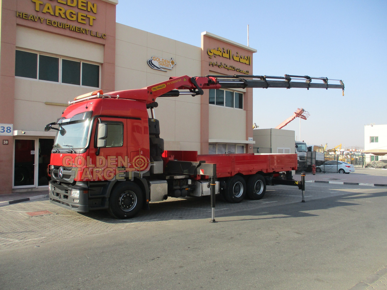 Φορτηγό με γερανό MERCEDES-BENZ 2546 6x4 PALFINGER PK53002 Crane: φωτογραφία 11