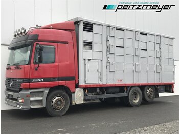 Φορτηγό μεταφορά ζώων MERCEDES-BENZ Actros 2553 LL Kaba 3 Stock V 8 Motor, Retarder, Klima,: φωτογραφία 1