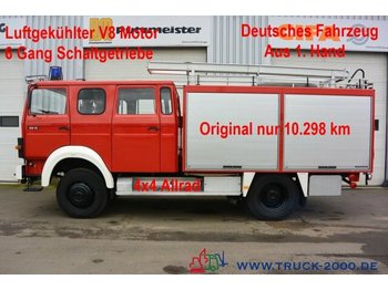 Φορτηγό κόφα Magirus Deutz 120 - 23 AW LF16 4x4 V8 nur 10.298 km -Feuerwehr: φωτογραφία 1
