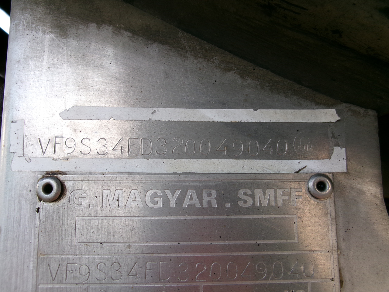 Επικαθήμενο βυτίο για τη μεταφορά ασφάλτου Magyar Bitumen tank inox 29.5 m3 / 1 comp + pump / ADR 13/12/2023: φωτογραφία 24