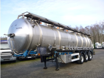 Επικαθήμενο βυτίο για τη μεταφορά χημικών ουσιών Magyar Chemical tank inox 33.9 m3 / 5 comp: φωτογραφία 1