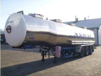 Επικαθήμενο βυτίο για τη μεταφορά χημικών ουσιών Magyar Chemical tank inox 33 m3 / 4 comp.: φωτογραφία 1