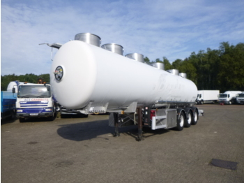 Επικαθήμενο βυτίο για τη μεταφορά τροφίμων Magyar Food tank inox 28.5 m3 / 4 comp + pump: φωτογραφία 1