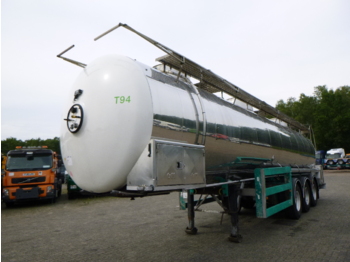 Επικαθήμενο βυτίο για τη μεταφορά τροφίμων Magyar Food tank inox 29 m3 / 1 comp + pump: φωτογραφία 1