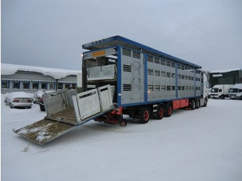 Ρυμούλκα κόφα για τη μεταφορά ζώων Menke - Janzen Djurtrailer: φωτογραφία 1