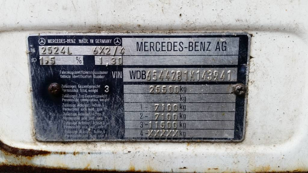 Φορτηγό σασί Mercedes-Benz 2524 L for sale - the Netherlands: φωτογραφία 10