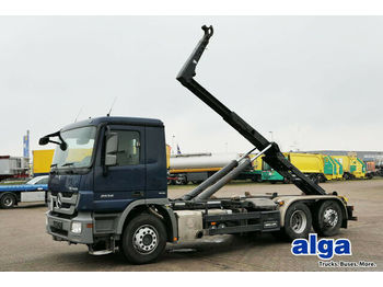 Φορτηγό φόρτωσης γάντζου Mercedes-Benz 2536 L Actros 6x2, Meiller RK 20.67, AHK,1. Hand: φωτογραφία 1