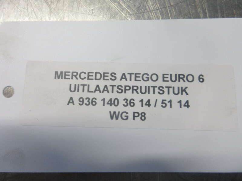 Πολλαπλή εξαγωγής για Φορτηγό Mercedes-Benz A 936 140 36 14 / 51 14 UITLAATSPRUITSTUK OM936LA EURO 6: φωτογραφία 4