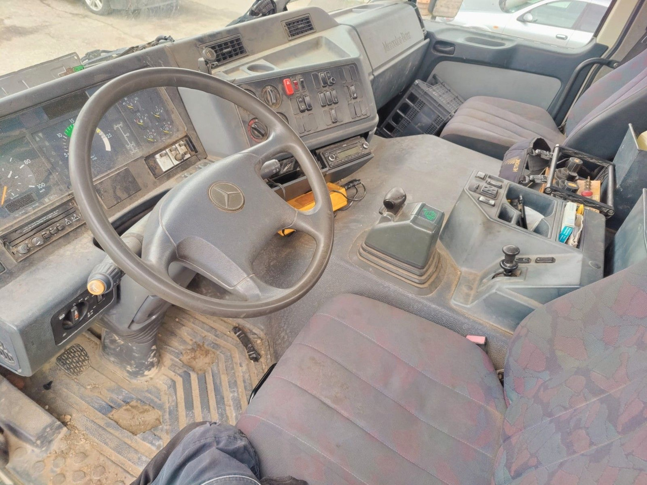 Φορτηγό με ανοιχτή καρότσα, Φορτηγό με γερανό Mercedes-Benz Actros 3340 6x6 Flatbed + Crane Palfinger PK 32000C + JIB: φωτογραφία 14