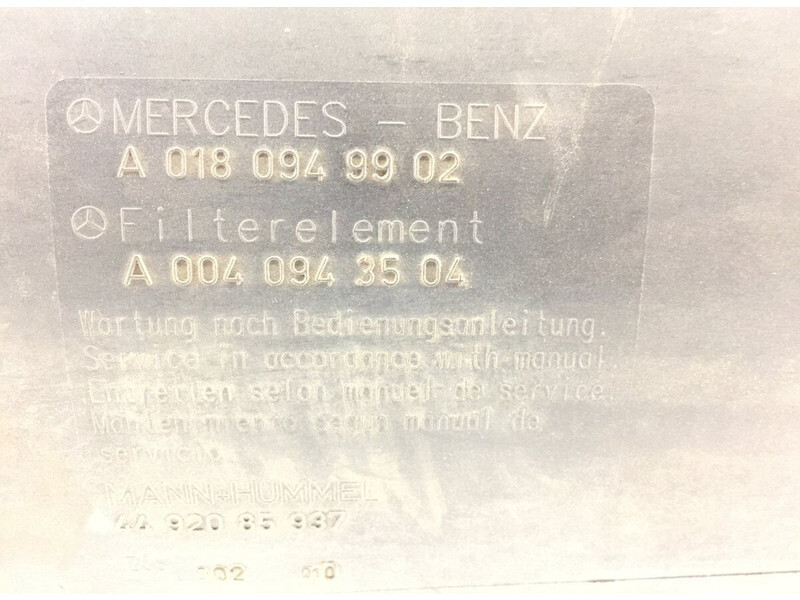 Σύστημα εισαγωγής αέρα Mercedes-Benz Actros MP2/MP3 1844 (01.02-): φωτογραφία 4