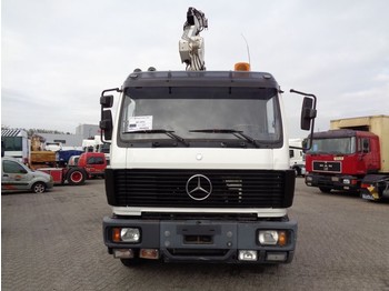 Φορτηγό φόρτωσης γάντζου, Φορτηγό με γερανό Mercedes-Benz SK 2433 + Semi-Auto + PTO + Serie 14 Crane + 3 pedals: φωτογραφία 2