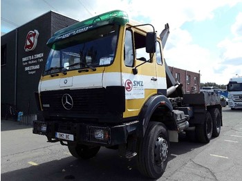 Φορτηγό μεταφοράς εμπορευματοκιβωτίων/ Κινητό αμάξωμα Mercedes-Benz S 2628 6x6 belgium truck: φωτογραφία 1