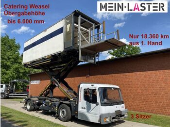 Φορτηγό μεταφοράς εμπορευματοκιβωτίων/ Κινητό αμάξωμα Mercedes-Benz Wiesel-Mafi-Wechsel-Kamag-Catering 1.Hand: φωτογραφία 1