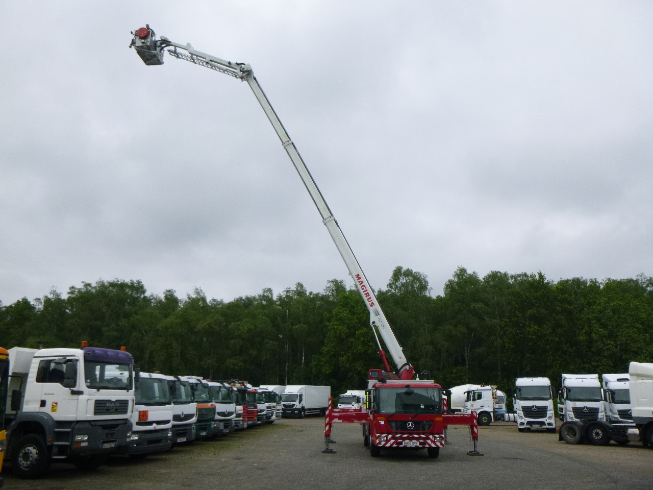 Πυροσβεστικό όχημα Mercedes Econic 6x2 RHD Magirus ALP325 fire truck: φωτογραφία 11