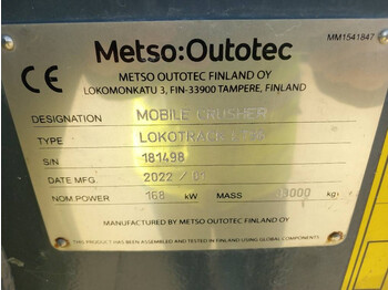 Θραυστήρας σιαγόνων Metso Lokotrack LT 96: φωτογραφία 2