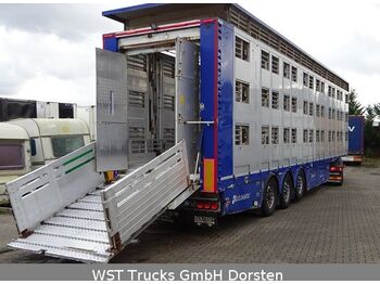 Επικαθήμενο μεταφορά ζώων Michieletto 3 Stock  Vollausstattung Hubdach: φωτογραφία 1