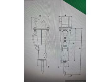 Νέα Υδραυλικό σφυρί για Κατασκευή μηχανήματα Montabert Hydraulikhammer SD8 Trägerklasse: 1,0 - 1,7 t: φωτογραφία 4