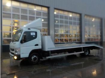  2013 Mitsubishi Fuso Canter 7C18 4x2 Beavertail Plant Lorry, Winch - Φορτηγό ρυμούλκησης