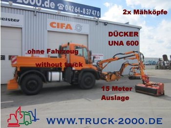 Unimog Dücker UNA600 Böschungsmäher 2 Mähköpfe-15 Meter - Κοινοτικο όχημα/ Ειδικό όχημα