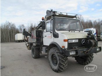  Unimog U 1250L (Rep. item) 4x4 Crane and backhoe. Flatbed with lockers - Κοινοτικο όχημα/ Ειδικό όχημα