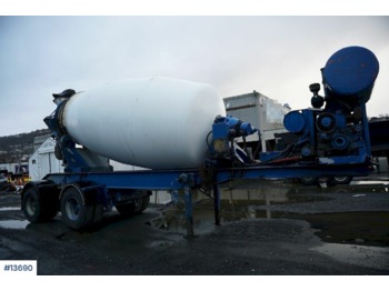 Μπετονιέρα επικαθήμενο Norslep concrete trailer with Stetter-build.: φωτογραφία 1