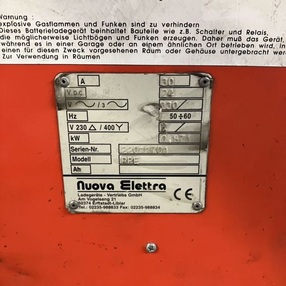 Ηλεκτρικό σύστημα για Ανυψωτικό μηχάνημα Nuova Elettra 24V/30A RpF: φωτογραφία 6