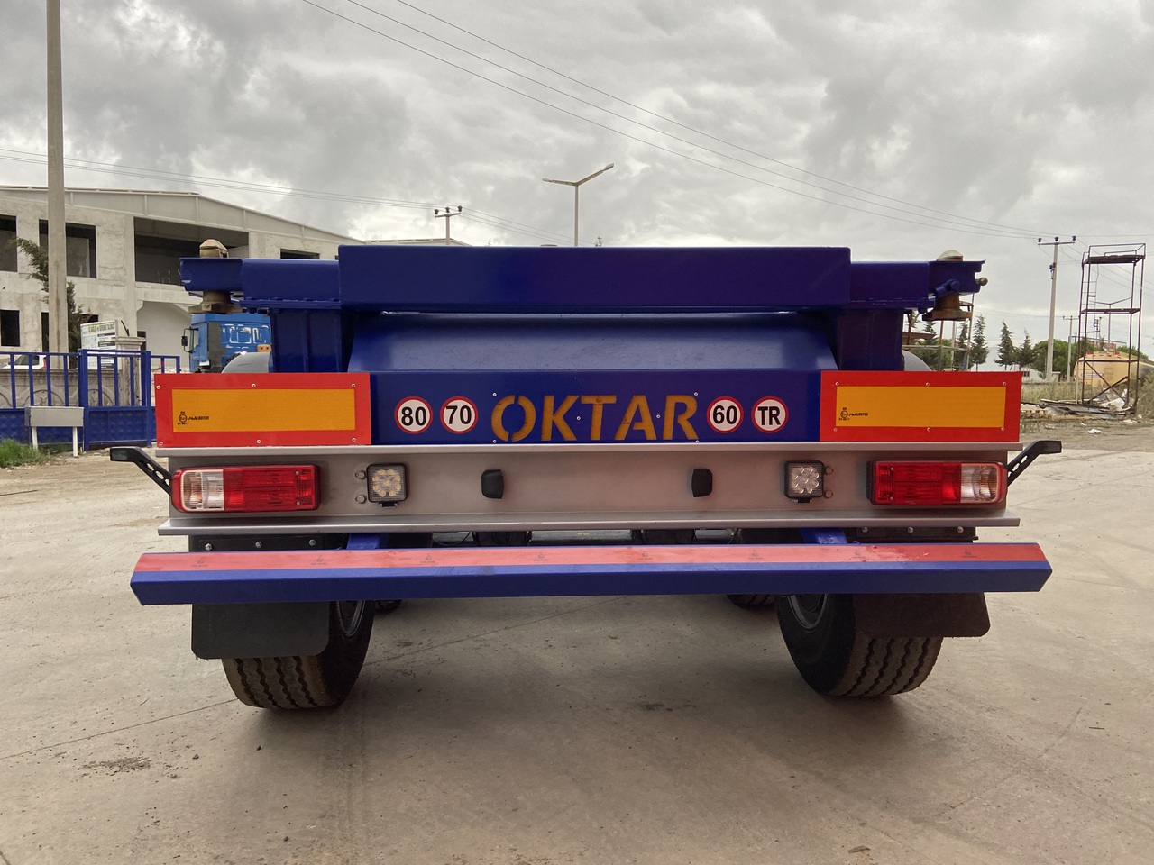 Νέα Επικαθήμενο μεταφοράς εμπορευματοκιβωτίων/ Κινητό αμάξωμα OKTAR CONTAINER TIPPER TRAILER ADR 2023: φωτογραφία 7