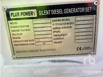 Νέα Βιομηχανική γεννήτρια PLUS POWER GF2-50 50 kVA (Unused): φωτογραφία 5