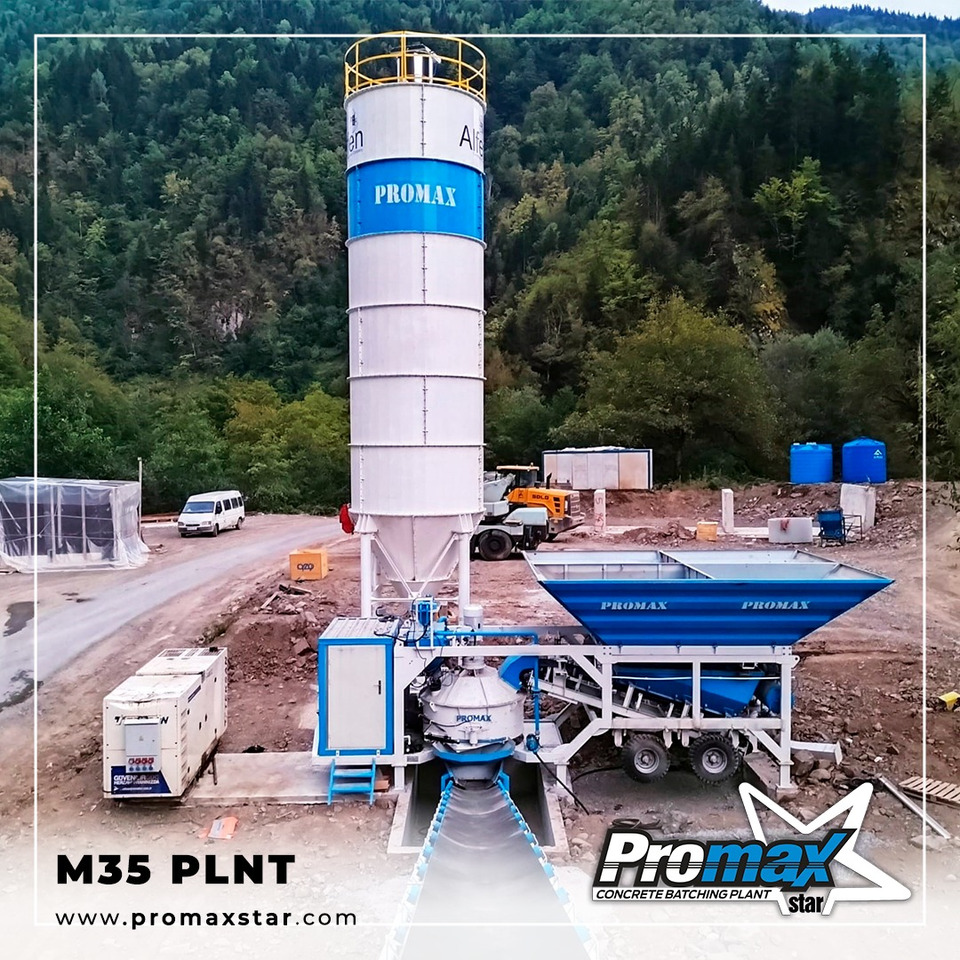 Νέα Εργοστάσιο σκυροδέματος PROMAX MOBILE CONCRETE PLANT M35-PLNT (35M3/H): φωτογραφία 12