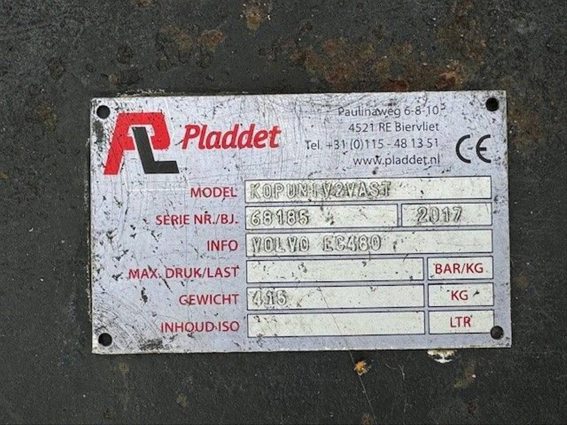 Ταχυσύνδεσμος Pladdet Adapterplate pin 80: φωτογραφία 4