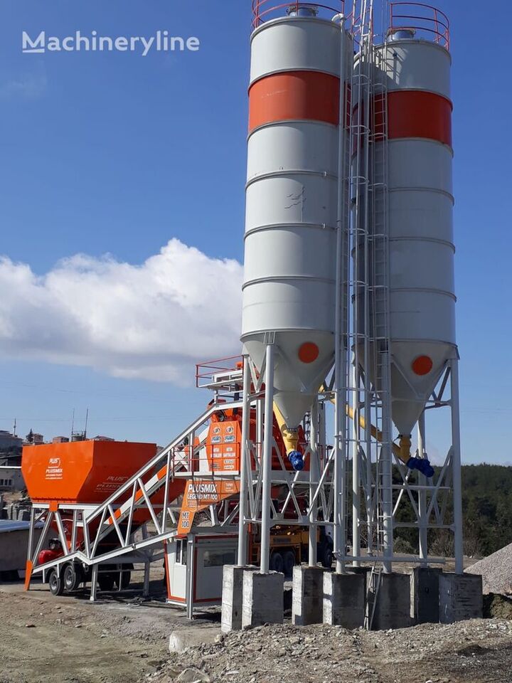 Νέα Εργοστάσιο σκυροδέματος Plusmix 100 m³/hour Mobile Concrete Batching Plant - BETONYY ZAVOD - CEN: φωτογραφία 2