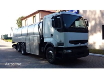 Φορτηγό βυτιοφόρο για τη μεταφορά γάλακτος RENAULT Premium 370DCI Cysterna Spożywcza: φωτογραφία 1