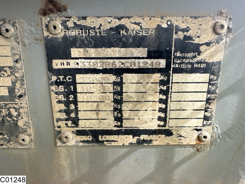 Επικαθήμενο ανατρεπόμενο ROBUSTE kipper Steel chassis and steel loading platform: φωτογραφία 7
