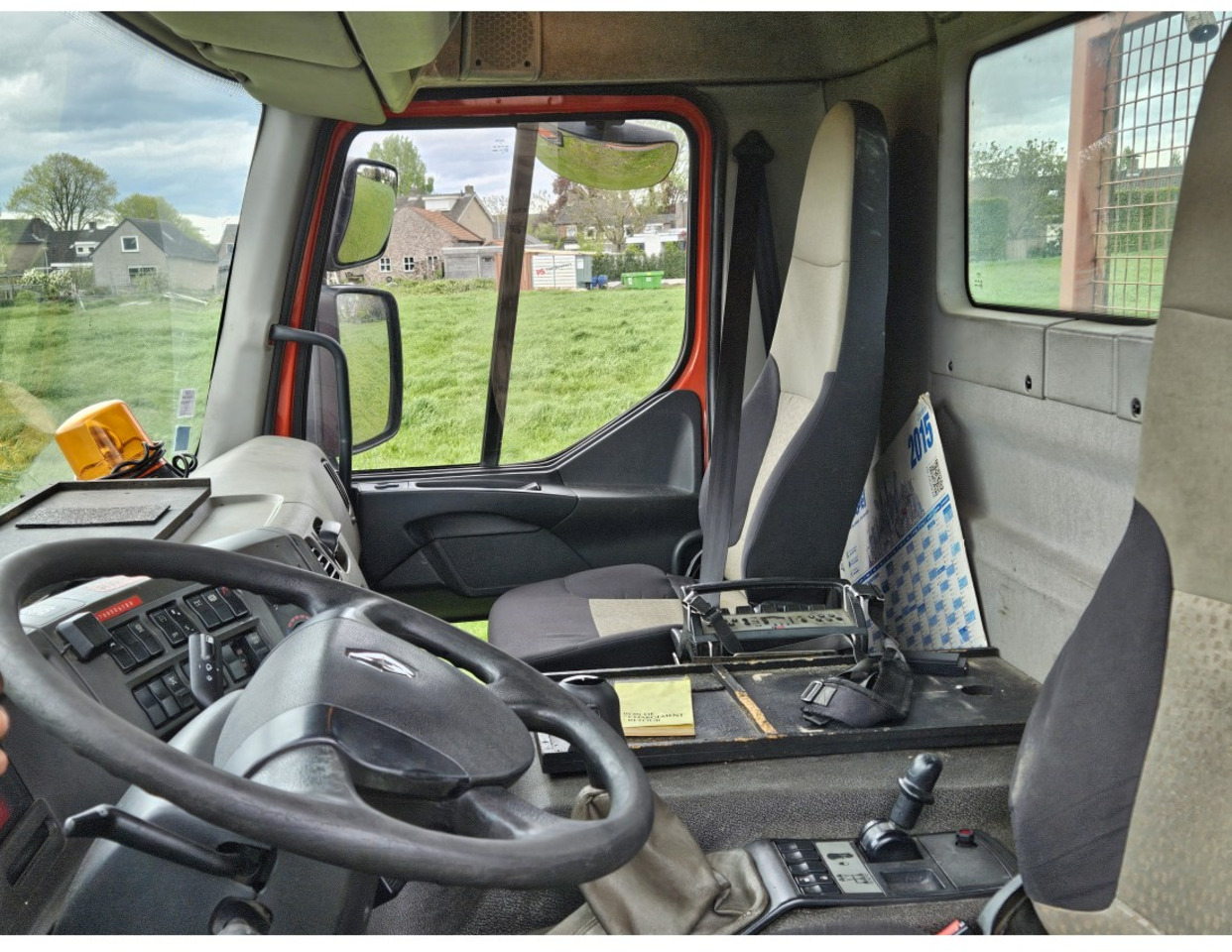 Φορτηγό με ανοιχτή καρότσα, Φορτηγό με γερανό Renault Kerax 380 6x4 Hiab 166 DS-4 Hiduo Kran Crane Retarder Big-Axle EEV: φωτογραφία 12