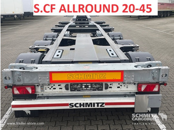 Επικαθήμενο μεταφοράς εμπορευματοκιβωτίων/ Κινητό αμάξωμα SCHMITZ Oplegger Container chassis Standard: φωτογραφία 1