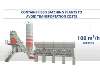 Νέα Εργοστάσιο σκυροδέματος SEMIX SEMIX Compact Concrete Batching Plant 100 m³/h Containerised: φωτογραφία 1