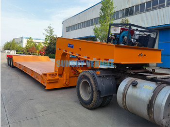 Νέα Επικαθήμενο με χαμηλό δάπεδο για τη μεταφορά βαρέως εξοπλισμού SUNSKY 3 Axle 70 Tons detachable gooseneck lowbed trailer: φωτογραφία 3