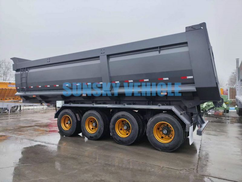 Νέα Επικαθήμενο ανατρεπόμενο για τη μεταφορά χύδηνυλικών SUNSKY 4-Axle Dump Semi-trailer: φωτογραφία 5