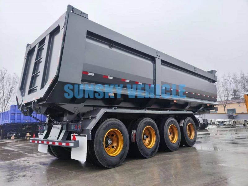Νέα Επικαθήμενο ανατρεπόμενο για τη μεταφορά χύδηνυλικών SUNSKY 4-Axle Dump Semi-trailer: φωτογραφία 6