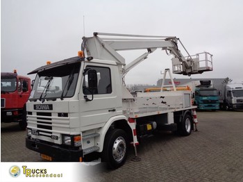 Φορτηγό με εναέρια πλατφόρμα Scania 93M 210 + Manual + Pto + High Platfrom + 13m: φωτογραφία 1